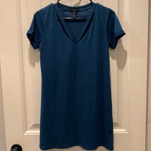 Teal T-Shirt dress Sz S
